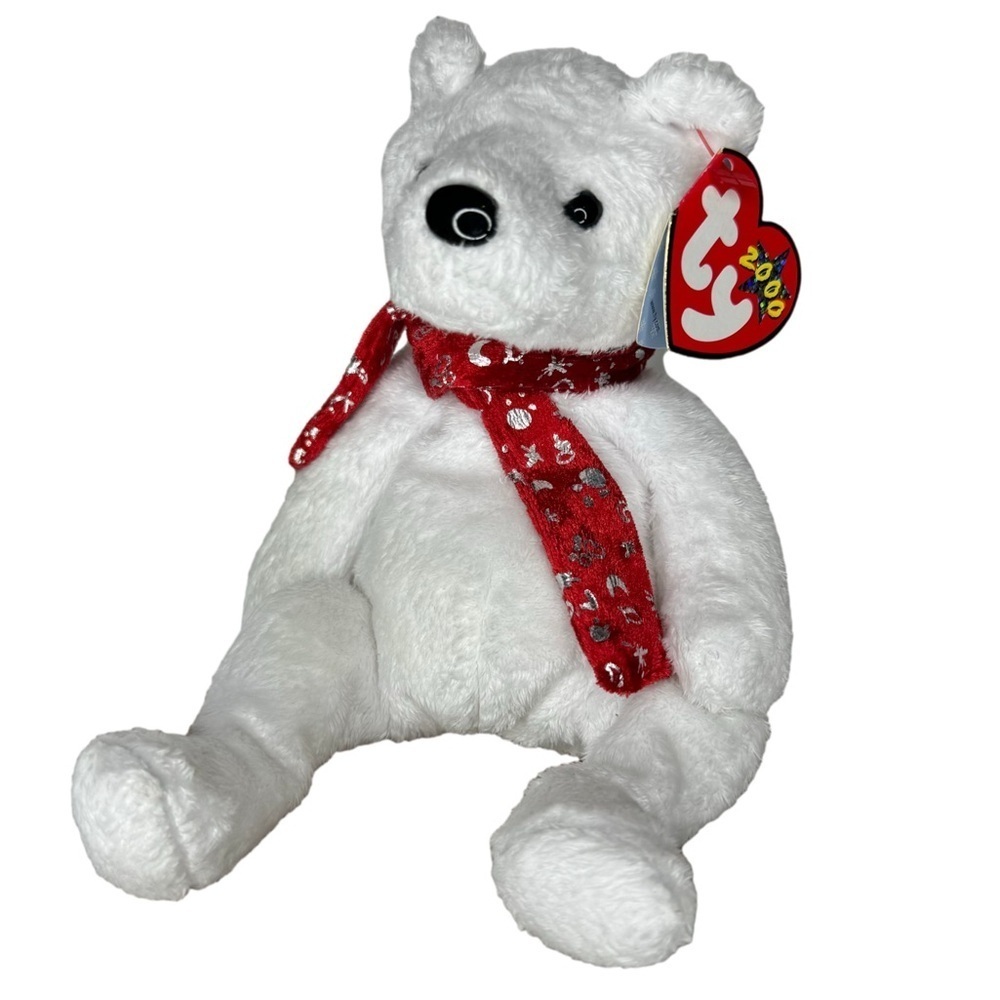 TY Beanie Babies 2000 Holiday Teddy Bear - Original 1990s vintage plush 4332